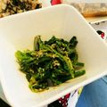 えみぱんまん's cooksnap of when they made ほうれん草胡麻和え (春菊も可).