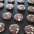 京風子's cooksnap of when they made 低糖質♪大豆粉のココアとくるみクッキー.
