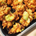 あぶらぼうず's cooksnap of when they made そら豆と桜エビのかき揚げ.