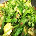 まやみーな's cooksnap of when they made オクラときゅうりの梅肉和え.