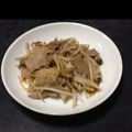 し〜っぺ's cooksnap of when they made 豚バラともやしの中華炒め.