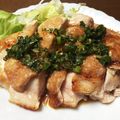 マロまろマロン's cooksnap of when they made 簡単!!Big唐揚げ~薬味ソースがけ~♪.