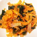 なきゃっち's cooksnap of when they made ☆甘くて美味しい♪わかめ人参しりしりー☆.