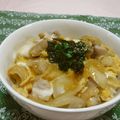 赤い電話's cooksnap of when they made ☆簡単一人めし☆茶碗で親子丼.