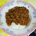 trumpeters's cooksnap of when they made 簡単！市販のカレールーでキーマカレー！.