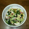 チビゴジラ's cooksnap of when they made 誰でも簡単きゅうりと鶏のささみの酢の物.