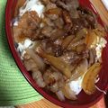 春風くん's cooksnap of when they made 豚バラと玉ねぎ炒め(丼).
