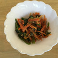 書セラピスト流香's cooksnap of when they made ＊ほうれん草と人参の白ゴマ和え＊.