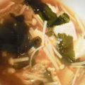harmony930's cooksnap of when they made 定番☆豆腐とわかめの味噌汁☆.