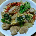 ナーちゃん's cooksnap of when they made トマトと鶏肉の卵とじ.