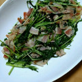 ナーちゃん's cooksnap of when they made 簡単☆水菜とベーコンの炒め物.
