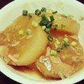 mahmican's cooksnap of when they made 簡単）大根とシーチキンのあんかけ煮物.