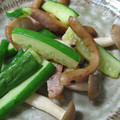 ミントチョコ's cooksnap of when they made ソーセージときゅうりのササっと炒め.