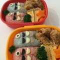 やったんまん's cooksnap of when they made 簡単＊丸型１つde鯉のぼりのキャラ弁＊.