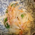 peaなっつ's cooksnap of when they made スナップえんどうと新玉のサラダ.