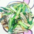iku1023's cooksnap of when they made マイタケと小松菜のキンピラ.