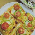 クック8BF4OH☆'s cooksnap of when they made 糖質制限 ピザ pizza （油揚げ）.