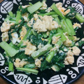 門松なめこ's cooksnap of when they made 小松菜と卵の白だし炒め☆簡単。ささっと！.