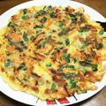 YUKIKI☆'s cooksnap of when they made 簡単♪＊野菜たっぷりチヂミ＆たれ＊.