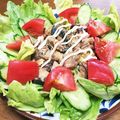 YUKIKI☆'s cooksnap of when they made サバ味噌煮缶の簡単サラダ.