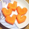 nosso's cooksnap of when they made ❤型抜きなし！にんじんのハート❤.