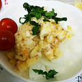 ユーロン's cooksnap of when they made 新玉ねぎ＊和風タルタルソースのっけ♪.