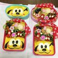 みー3姉妹の母's cooksnap of when they made 可愛いキャンディー♡ キャラ弁のおかず.