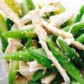 クックLUJX5K☆'s cooksnap of when they made ヘルシー♪アスパラとささ身の和え物.