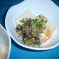 Jock's cooksnap of when they made 冷や奴用・山形のだし.