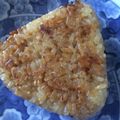 あみぴんく's cooksnap of when they made 超簡単!!おいしい焼きおにぎりの裏技♪.