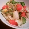 はやし's cooksnap of when they made ちりめんじゃことコーンのさっぱりサラダ.