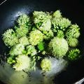 たんたん　's cooksnap of when they made 産直農家の「葱坊主の素炒め」.