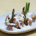 Blue-Island's cooksnap of when they made 鶏のアスパラ巻き☆とろろソース.