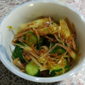 でぃずにー好き's cooksnap of when they made 超簡単(・ω・)茗荷と胡瓜の梅肉和え.