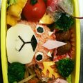 やまfam0610's cooksnap of when they made キャラ弁 あつガルル 妖怪ウォッチ.