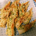 ma616y's cooksnap of when they made 超簡単！ちくわの磯辺揚げ？！.