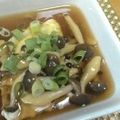 堕天使M's cooksnap of when they made 半月卵のきのこあん.