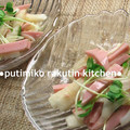 putimiko's cooksnap of when they made ✿魚肉ソーセージと長芋のさっぱり和え✿.