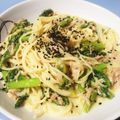 ぱるは's cooksnap of when they made 簡単＆美味♪わさび菜とツナマヨのパスタ.