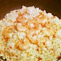 yukky☆mama's cooksnap of when they made 冷凍食品の海老ピラフ再現＊フライパンで！.