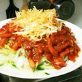おさるの親子's cooksnap of when they made ユッケ好きに♪簡単マグロのユッケ.