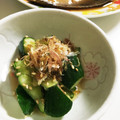 ぱまと's cooksnap of when they made ３分で完成！超簡単♪きゅうりの梅和え.