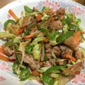 まつ☆ちえ's cooksnap of when they made 簡単！材料少なめ☆チンジャオロース.