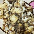 クックSJ6YNE☆'s cooksnap of when they made 豆腐ひき肉エリンギの炒め物 ♡.