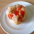 Yokchina's cooksnap of when they made トマト＆チーズのイタリアン風おにぎり.