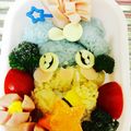 まおこうまま's cooksnap of when they made ♪キャラ弁♪ヒミツのここたま♪オシャキ♪.