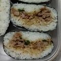 あくあ☆ぶるー's cooksnap of when they made 豚の照焼きおにぎらず.
