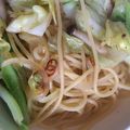 やーしー's cooksnap of when they made ＊冷蔵庫にあるもので＊簡単ペペロンチーノ.