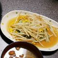 クック1BX4NN☆'s cooksnap of when they made 水菜のキッシュ風☆もやしあんかけ☆.