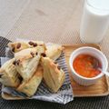 お月見狼's cooksnap of when they made 30分で簡単☆チョコチップスコーン.
